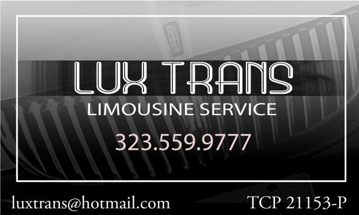 LUX TRANS LIMOUSINE SERVICE - Los Angeles