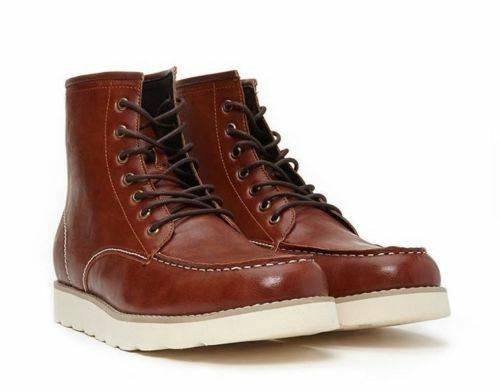 Forever 21 - Men Faux Leather Moccasin Boots - Long Beach, Los Angeles, California