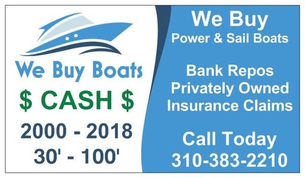We Buy Boats 2000 or Newer - Los Angeles